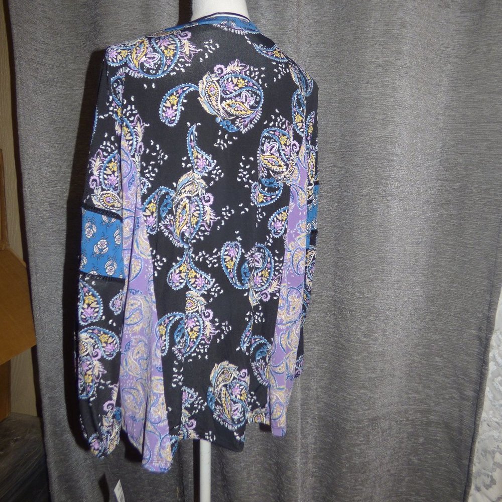 Style & Co Printed Split-Neck Top, - Picture 13 of 15